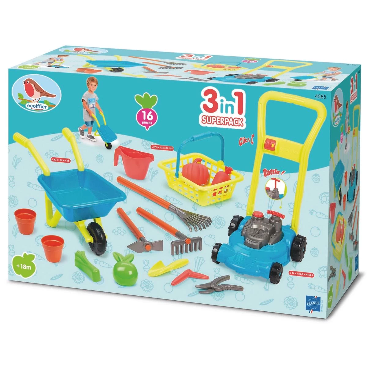 ECOIFFIER Super Pack Jardin 3 En 1 – Image 2