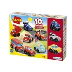 Ecoiffier Abrick - Coffret 10 Véhicules Fast Car