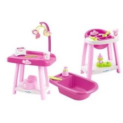 Ecoiffier Coffret 3 En 1 Nursery Rose 2878