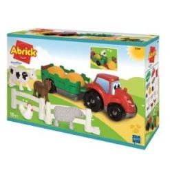 Ecoiffier Tracteur Remorque Fast Car Abrick