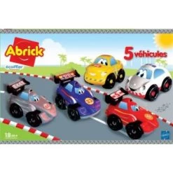 Ecoiffier Coffret De 5 Véhicules Fast Car