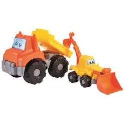 Ecoiffier Camion Et Tractopelle