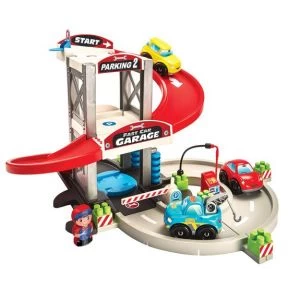 Ecoiffier Abrick - Garage Et Camion Porte Véhicules