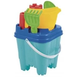 Ecoiffier Jeu De Plage Seau Garni Château Fort 18,5 Cm