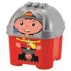 Ecoiffier Briques De Construction Abrick Baril Pompier 45 Pièces Rouge