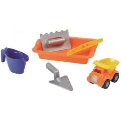 Ecoiffier Jouets - 495 - Kit Maçonnerie Avec Accessoires Inclus - Jeu De Plage Pour Enfants - Dès 18 Mois - Fabriqué En France