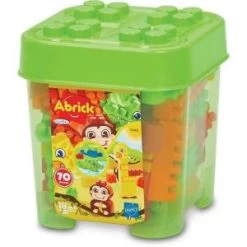 Ecoiffier Abrick - Baril Jungle - 70 Briques