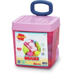 Ecoiffier Jeu De Briques Enfant Les Maxi Abrick Rolly Rose
